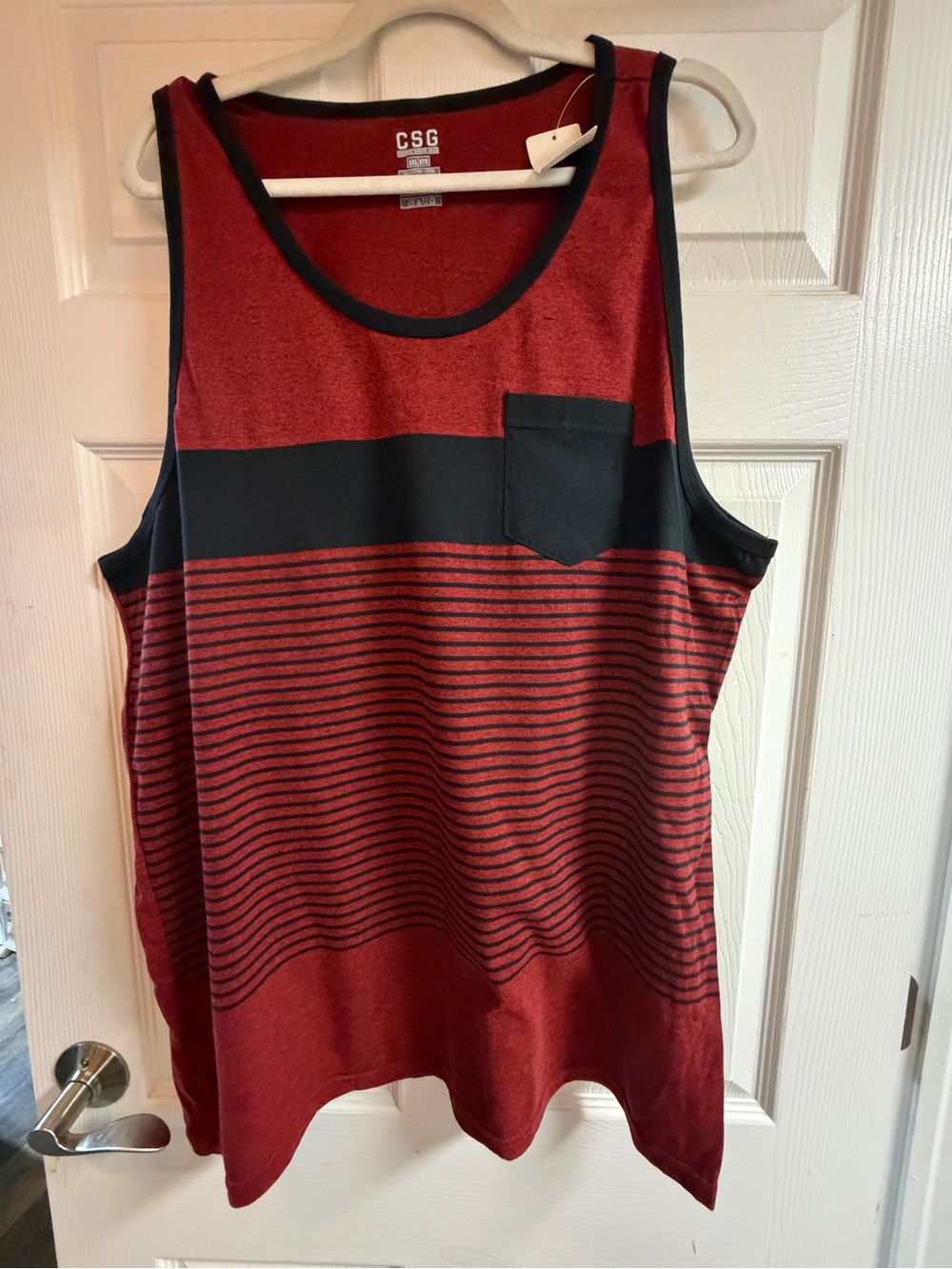 CSG Classic Men's Red Tank Top - 3XL